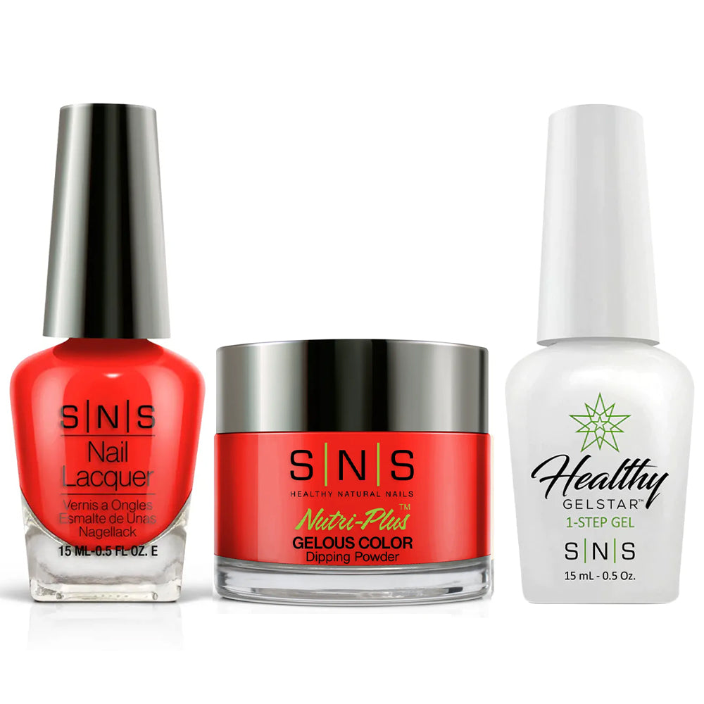 SNS 3 in 1 - CY10 Tattarine Orange - Dip (1oz), Gel & Lacquer Matching