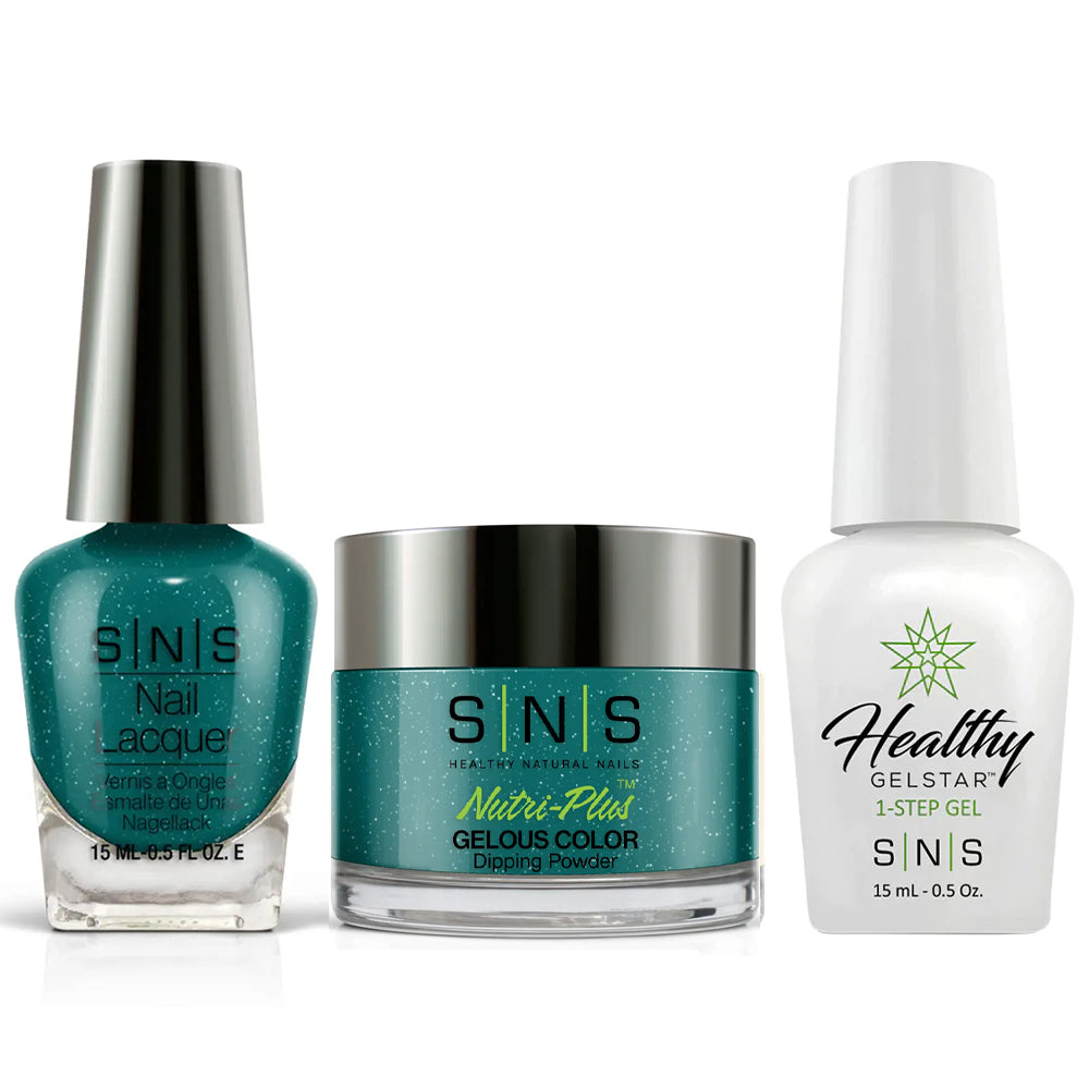 SNS 3 in 1 - CY11 Jazzy Blues - Dip (1.5oz), Gel & Lacquer Matching