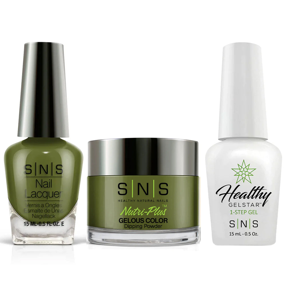 SNS 3 in 1 - CY16 Olive New York - Dip (1oz), Gel & Lacquer Matching