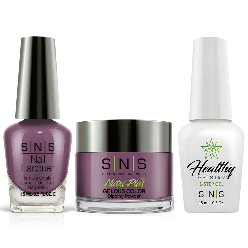 SNS 3 in 1 - CY18 Fresh Plums - Dip (1.5oz), Gel & Lacquer Matching