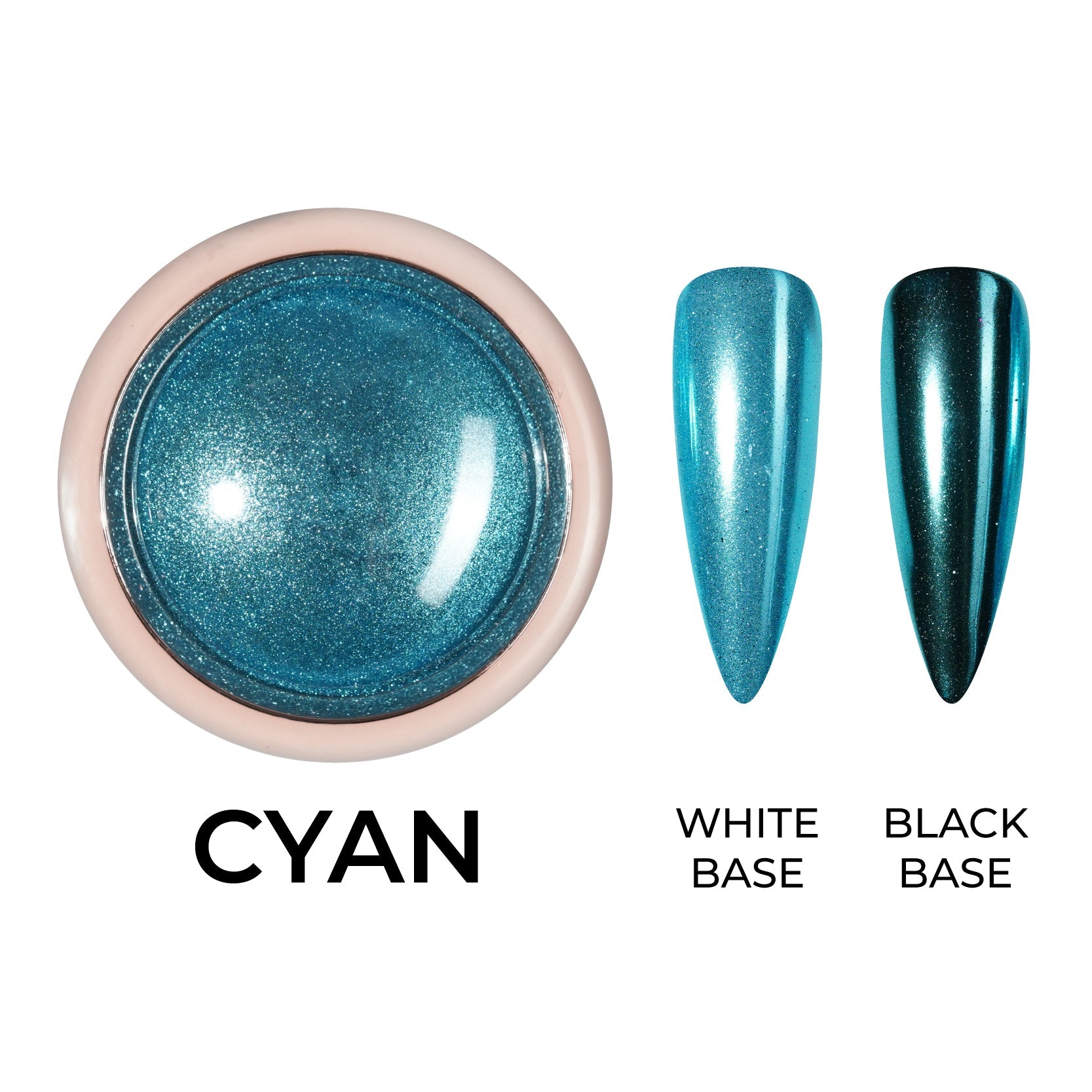 Chrome Classic Powder - Cyan