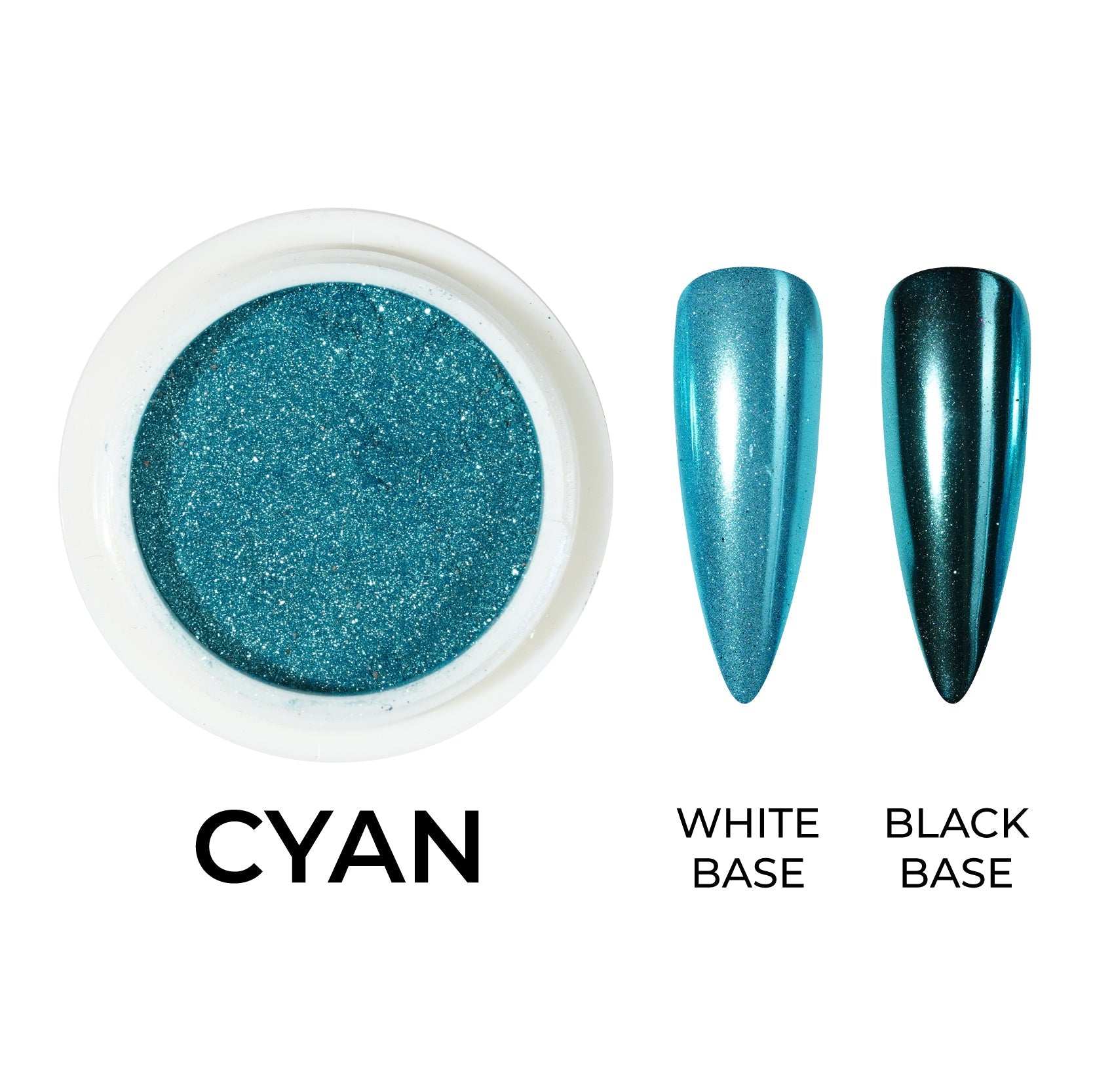 Chrome Classic Powder - Cyan