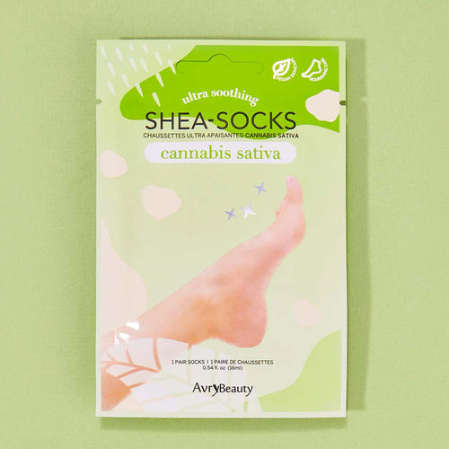 AVRY BEAUTY Shea Socks - Cannabis Sativa