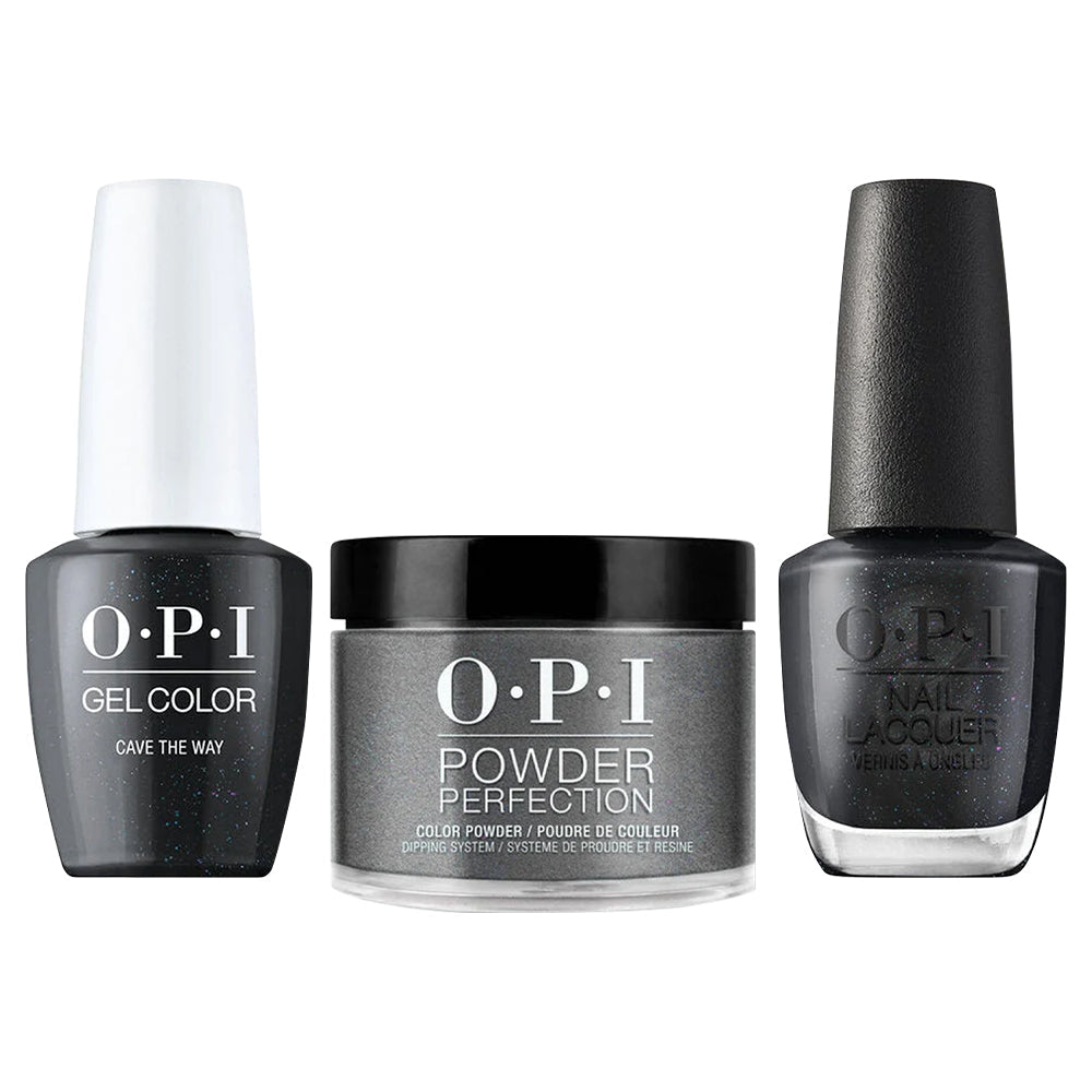 OPI 3 in 1 - F12 Cave The Way - Dip, Gel & Lacquer Matching