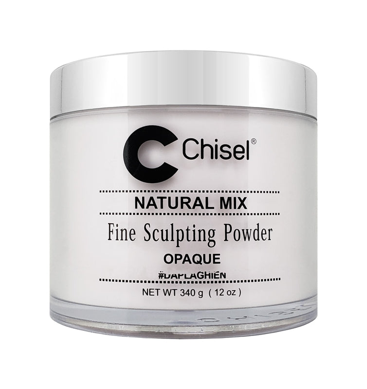 Chisel Acrylic Fine Sculpting Powder - Natural Mix (Opaque) - 12oz