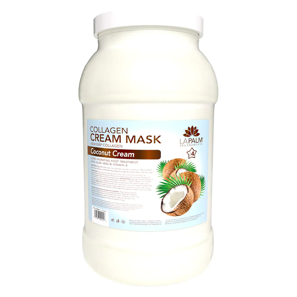 La Palm Collagen Cream Mask - 1 Gallon - Coconut Cream