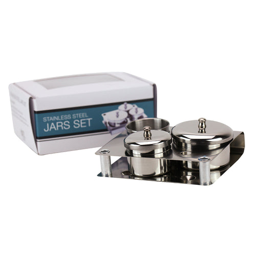 Cre8tion - Stainless Steel Jar Set