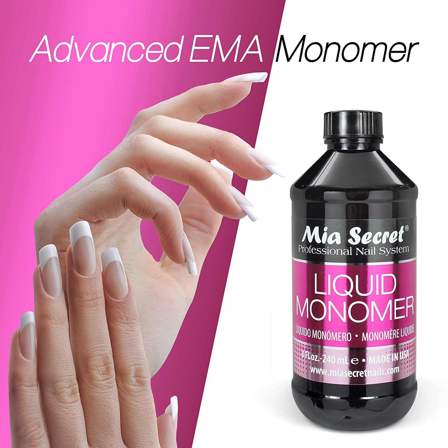  Mia Secret Liquid Monomer - 8oz by Mia Secret sold by DTK Nail Supply