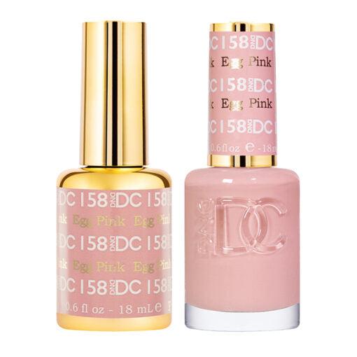 DND DC Gel Nail Polish Duo - 158 Egg Pink