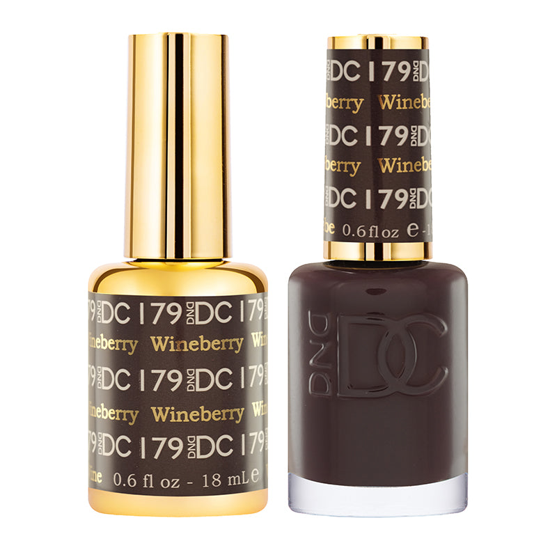 DND DC Gel Nail Polish Duo - 179 Wineberry