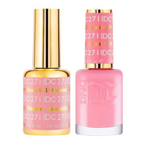 DND DC Gel Nail Polish Duo - 271 Pink Colors - Beautiful Disaster