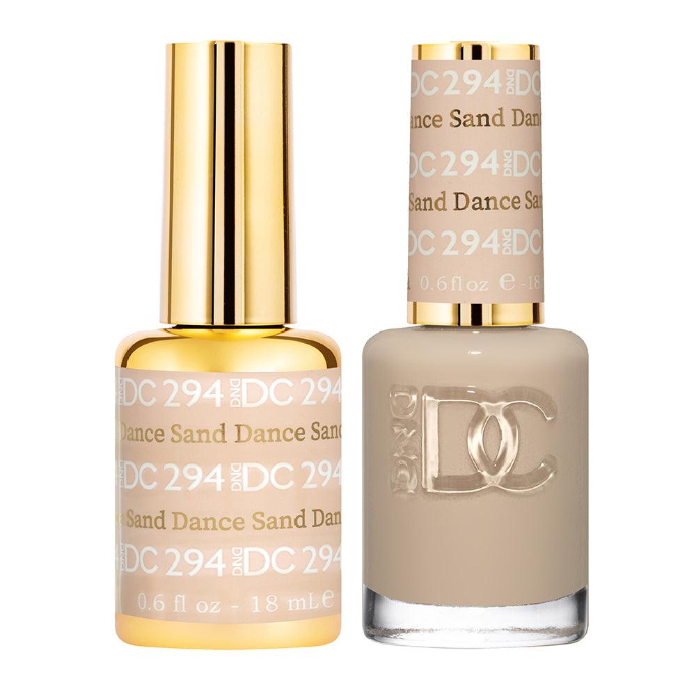 DND DC Gel Nail Polish Duo - 294 Beige Colors - Sand Dance