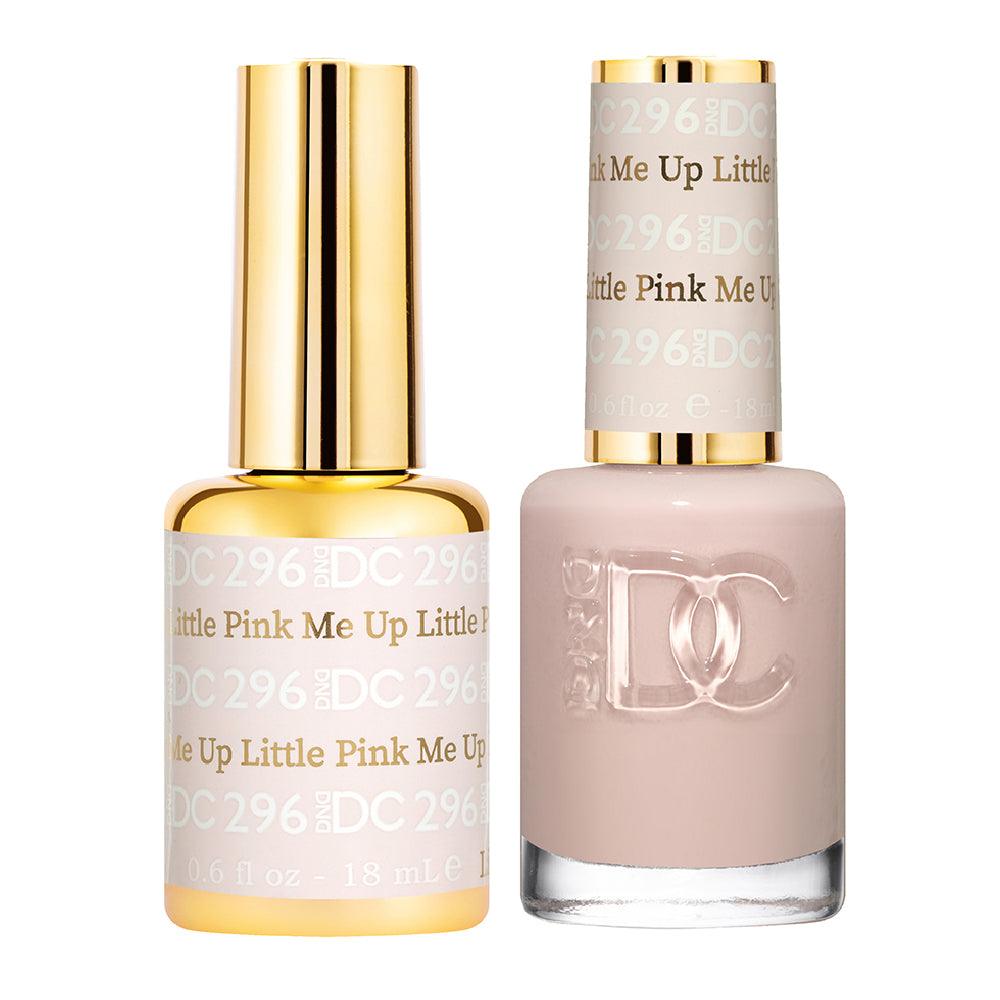 DND DC Gel Nail Polish Duo - 296 Nude Colors - Little Pink Me Up