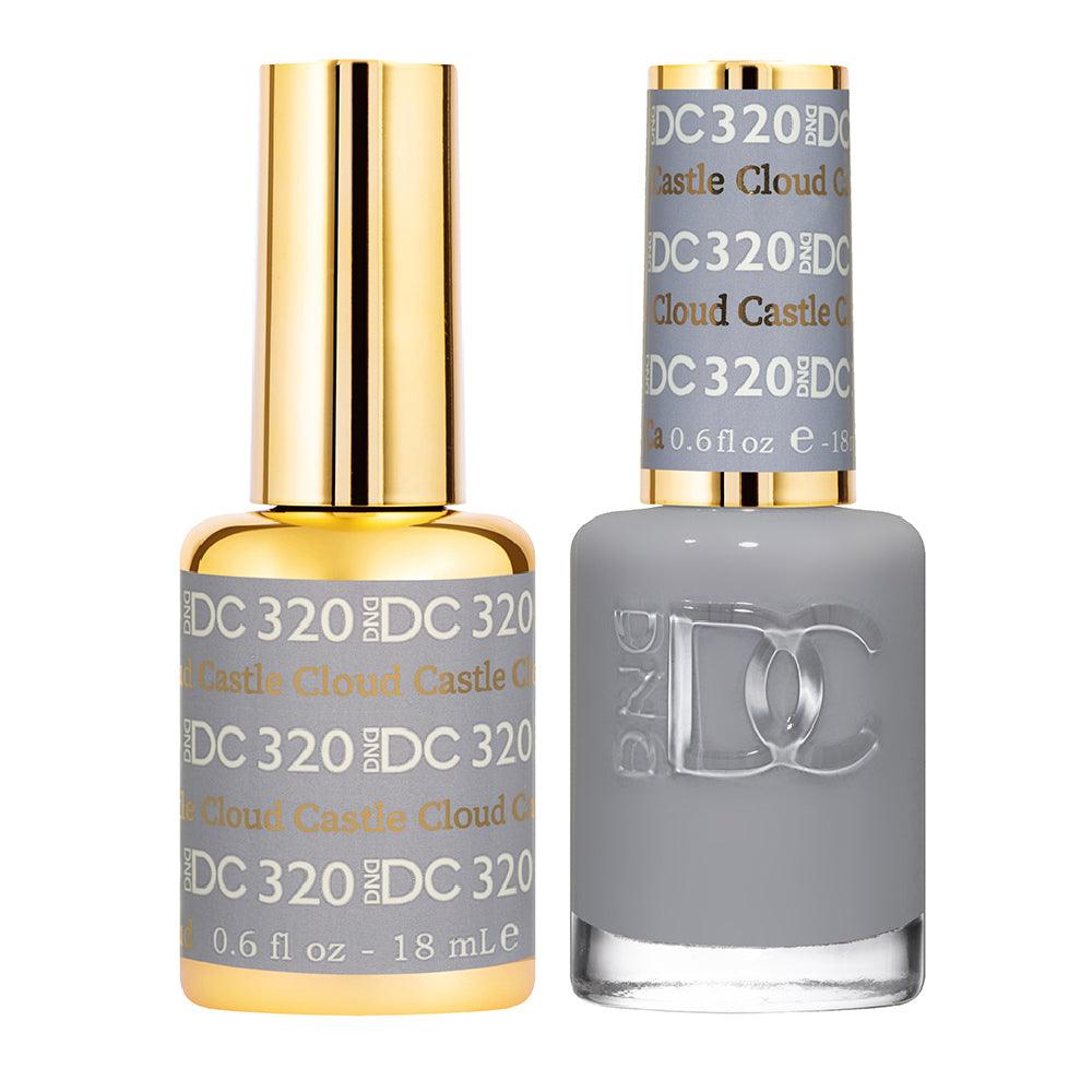 DND DC Gel Nail Polish Duo - 320 Blue Colors - Cloud Castle