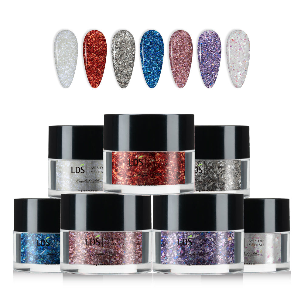 MULTI-CHROME 6 Piece Topper Set Multi-color Changing Polish Custom-blended Glitter  Nail Polish / Indie Lacquer /polishmesilly - Etsy