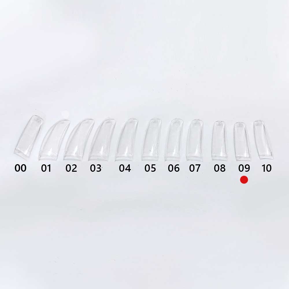 DND Clear Tip #9: 50pcs/bag