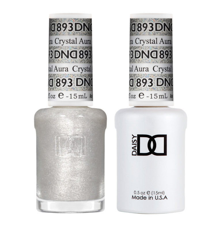 DND Gel Nail Polish Duo - 893 Crystal Aura - DND Super Glitter Collection