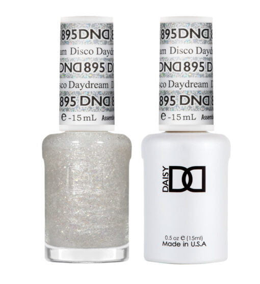 DND Gel Nail Polish Duo - 895 Disco Daydream - DND Super Glitter Collection