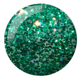 DND Gel Nail Polish Duo - 908 Green Aura - DND Super Glitter Collection