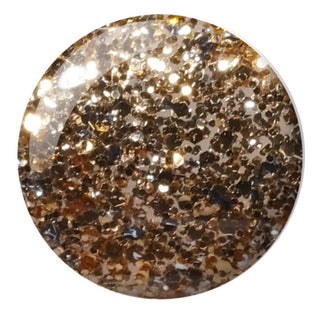 DND Gel Nail Polish Duo - 911 Golden Aura - DND Super Glitter Collection