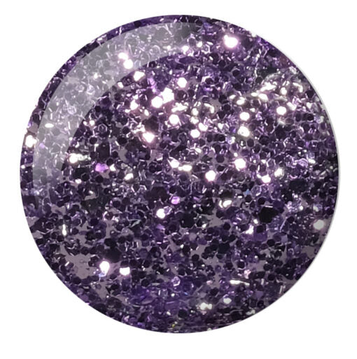 DND Gel Nail Polish Duo - 913 Lunar Lavender - DND Super Glitter Collection