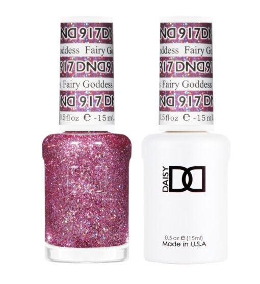 DND Gel Nail Polish Duo - 917 Fairy Goddess - DND Super Glitter Collection