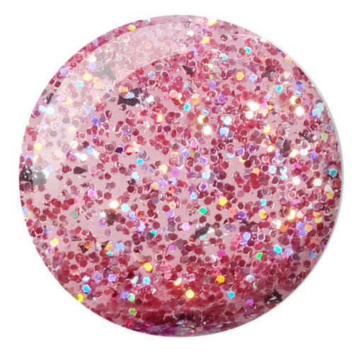 DND Gel Nail Polish Duo - 918 Pink Aura - DND Super Glitter Collection