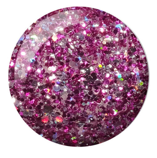 DND Gel Nail Polish Duo - 919 Magenta Magic - DND Super Glitter Collection