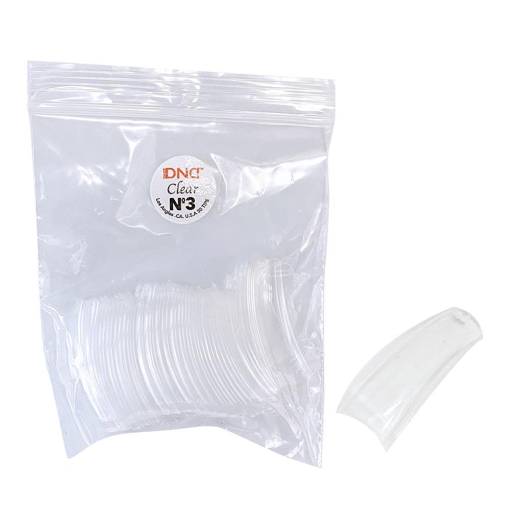 DND Clear Tip #3: 50pcs/bag