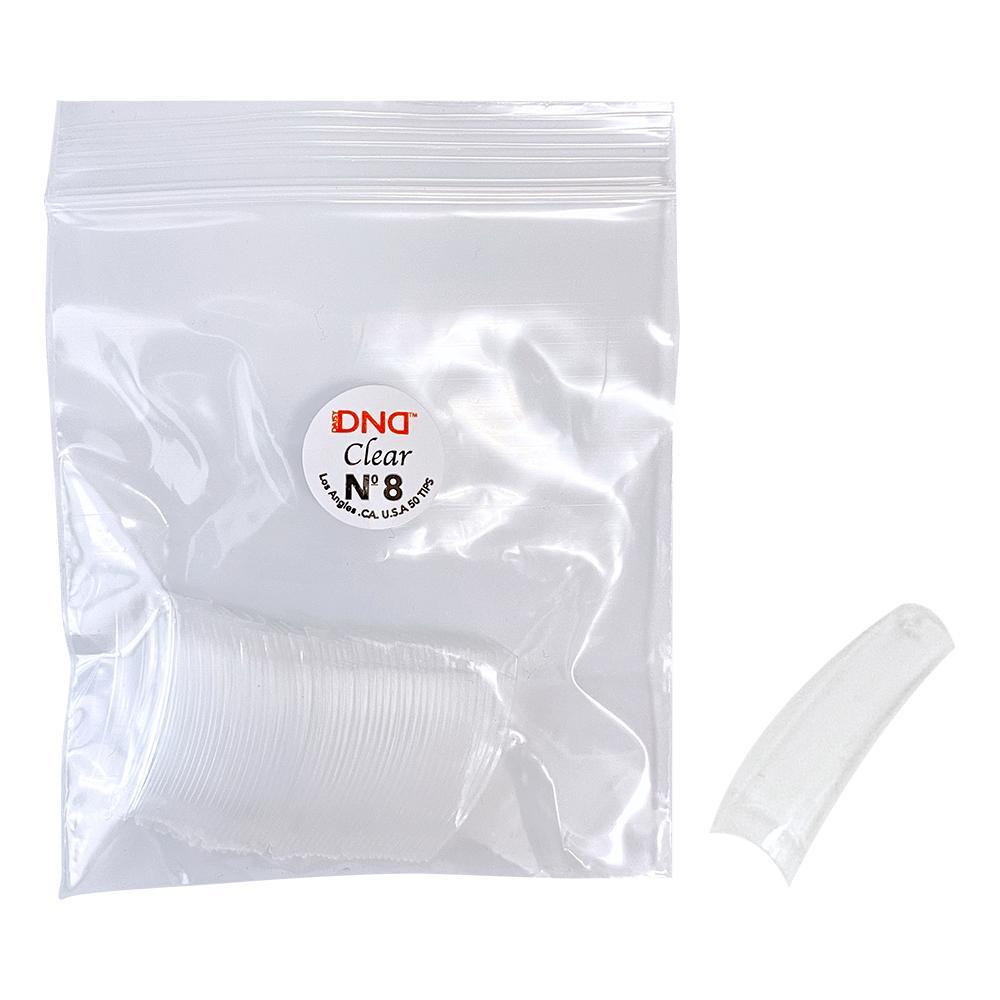 DND Clear Tip #8: 50pcs/bag