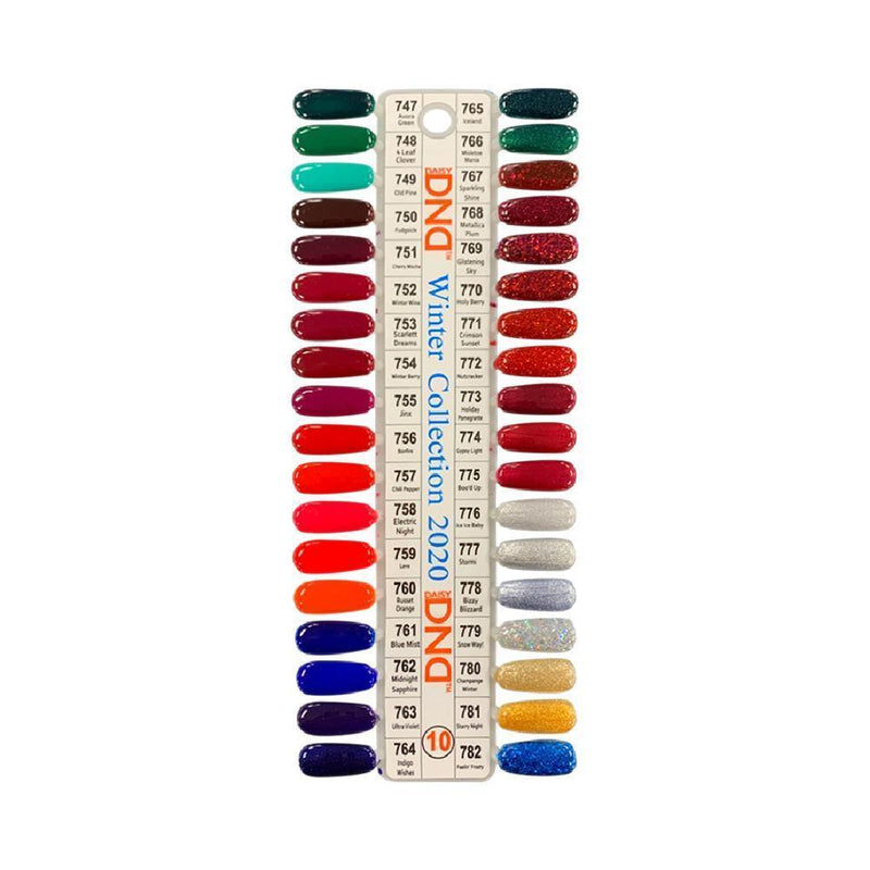 DND Part 10 (Winter Collection 2020) - Set of 36 Gel & Lacquer Combos