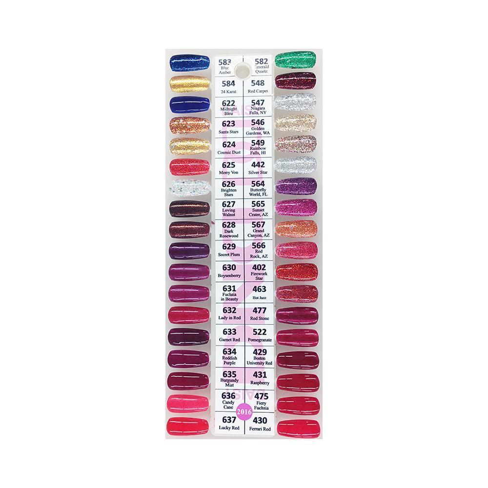 DND Part 2016 - Set of 26 Gel & Lacquer Combos