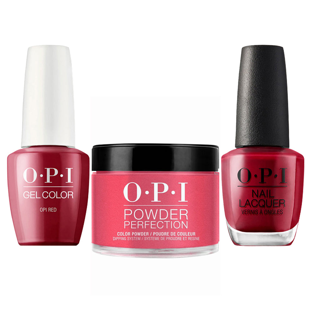 OPI 3 in 1 - DGLL72 - OPI Red