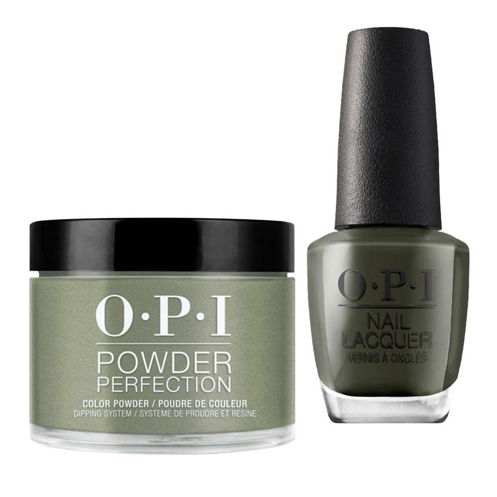 OPI - Dip & Lacquer Combo - U15 Things I've Seen In Aber-green