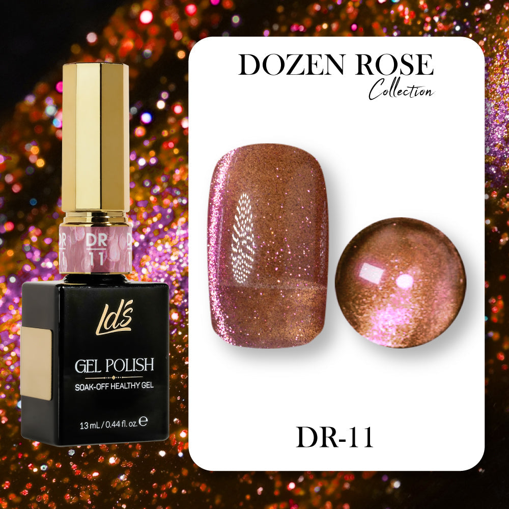 LDS DR11 - Gel Polish 0.5 oz - Dozen Rose Collection