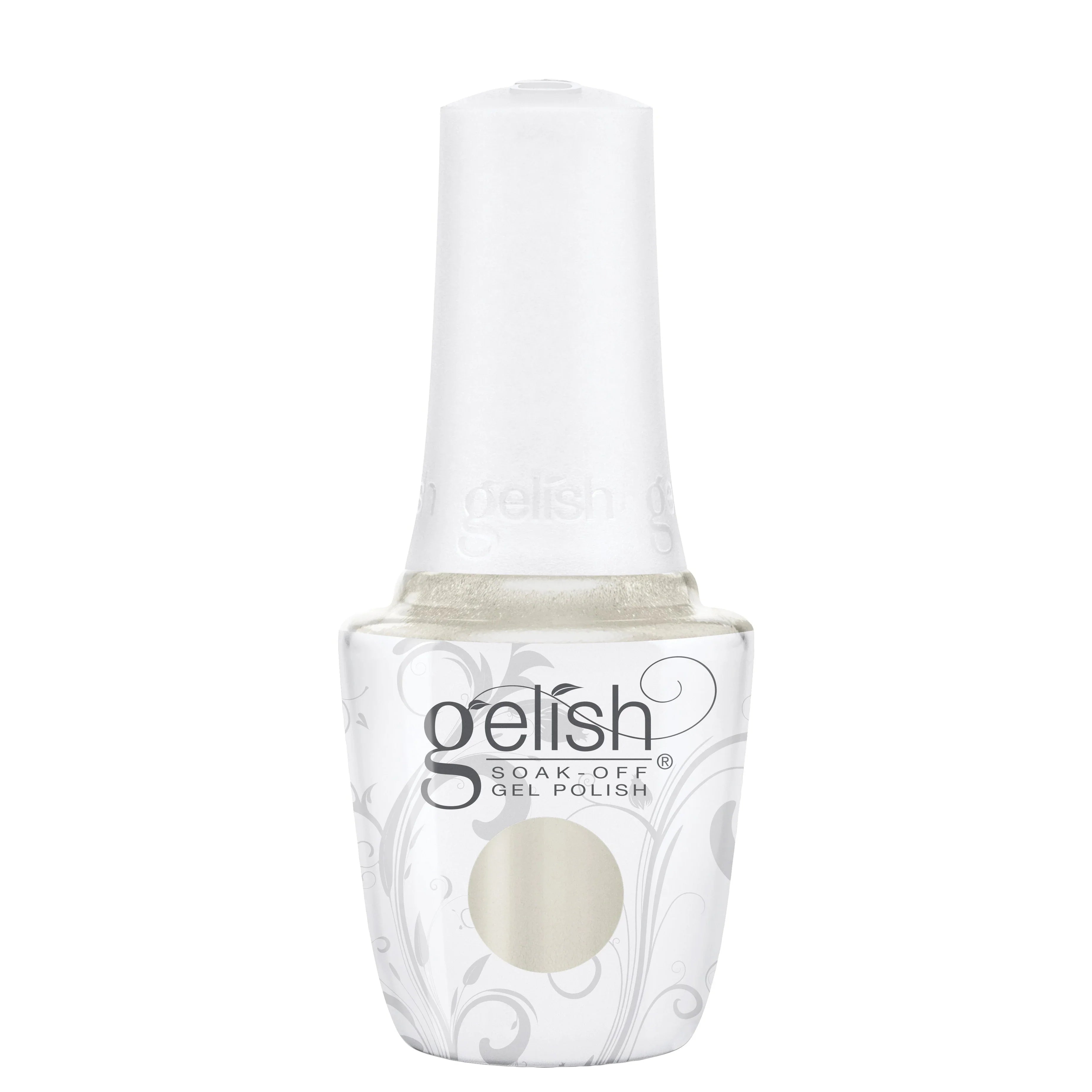 Gelish Nail Colours - White Gelish Nails - 494 Dew Me A Favor