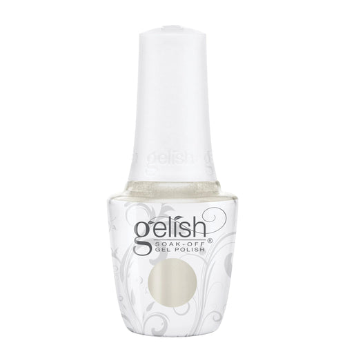 Gelish Nail Colours - White Gelish Nails - 494 Dew Me A Favor