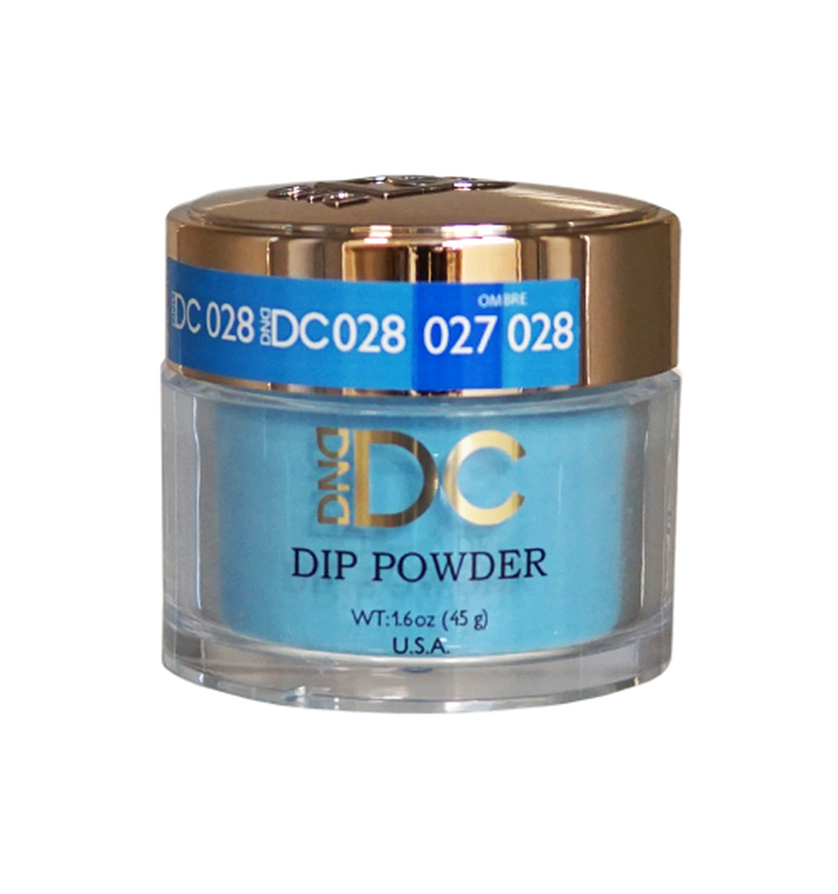 DND DC Acrylic & Dip Powder - DC028 Copen Blue