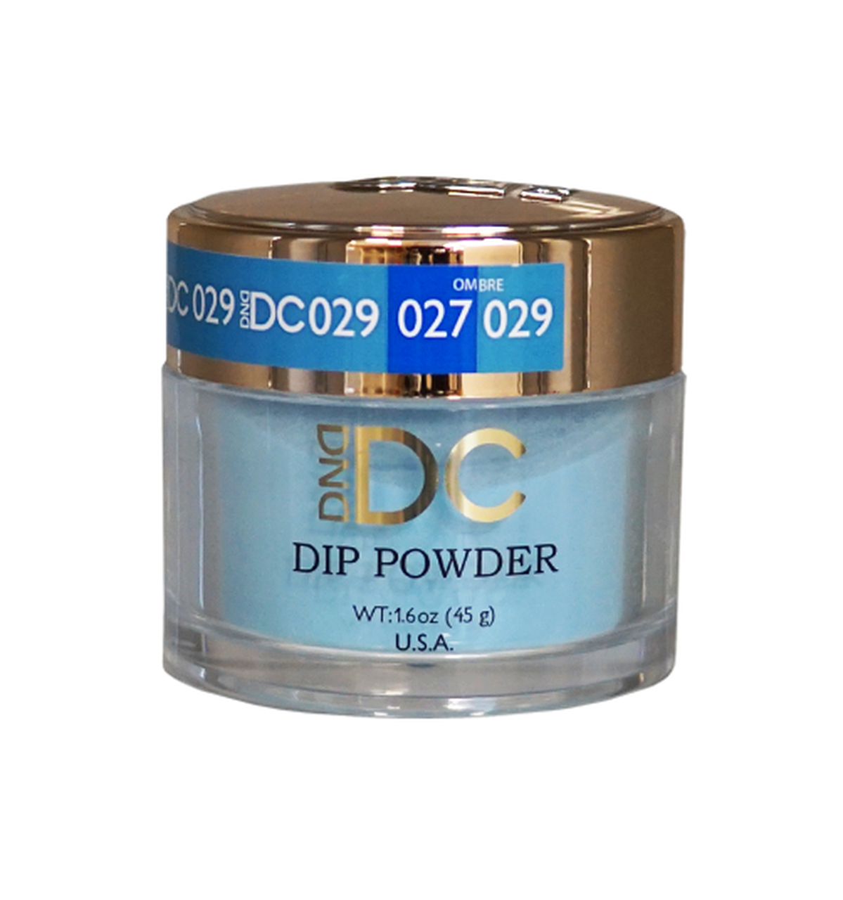 DND DC Acrylic & Dip Powder - DC029 Blue Tint
