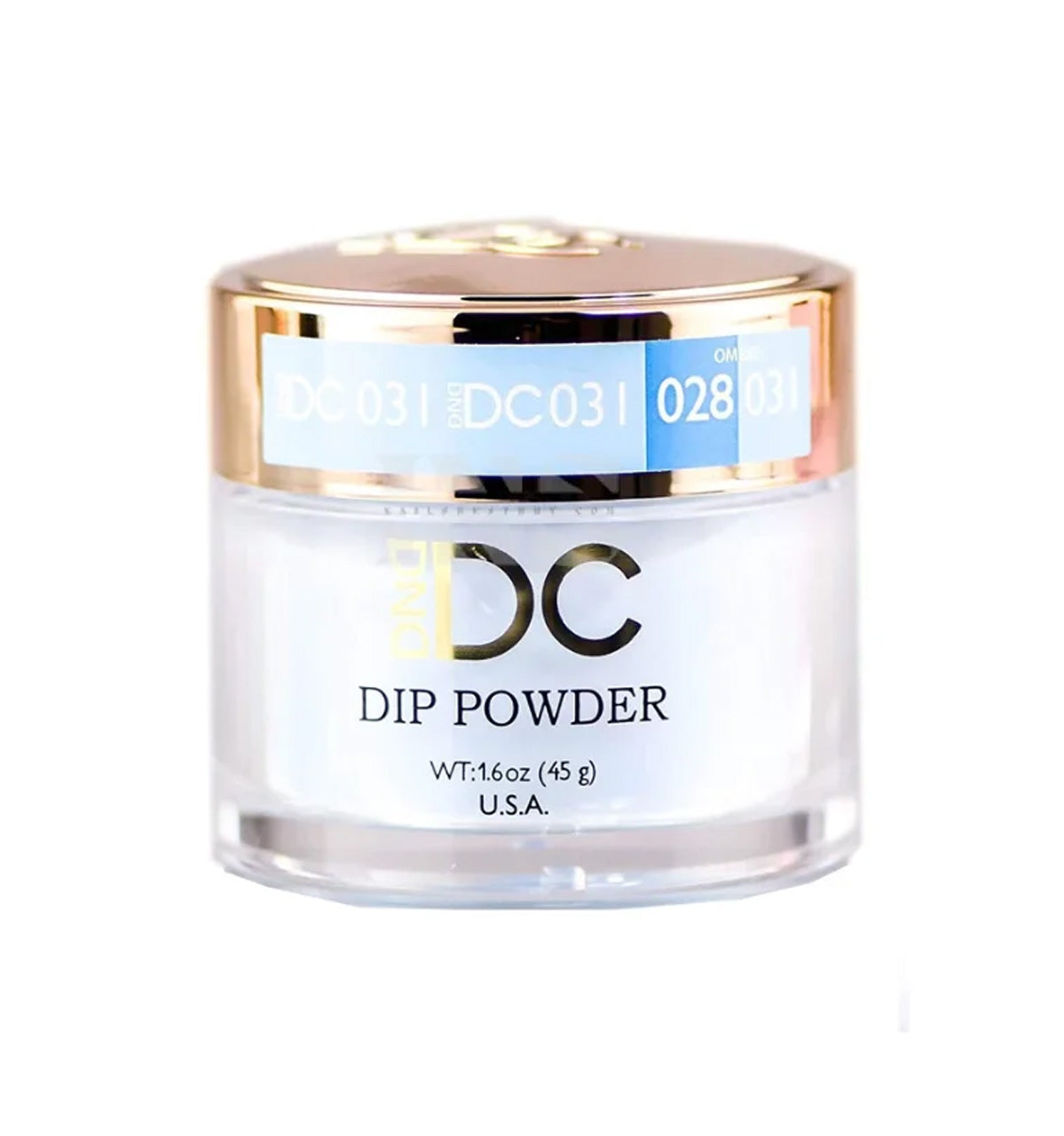 DND DC Acrylic & Dip Powder - DC031 Milky Blue