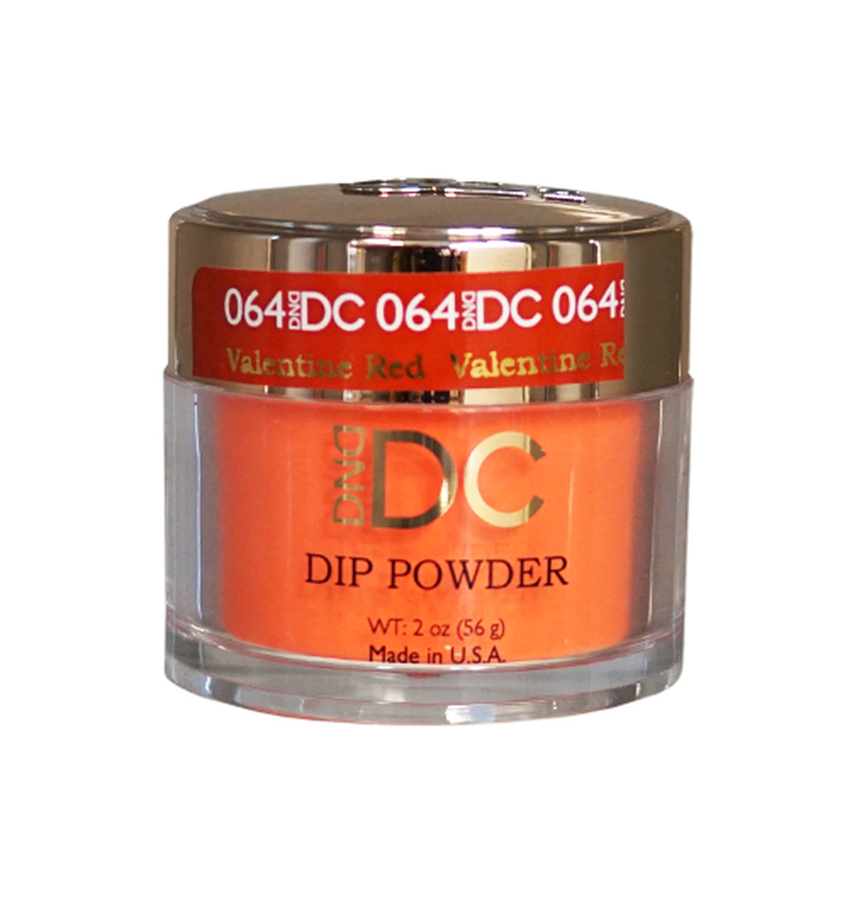 DND DC Acrylic & Dip Powder - DC064 Valentine Red