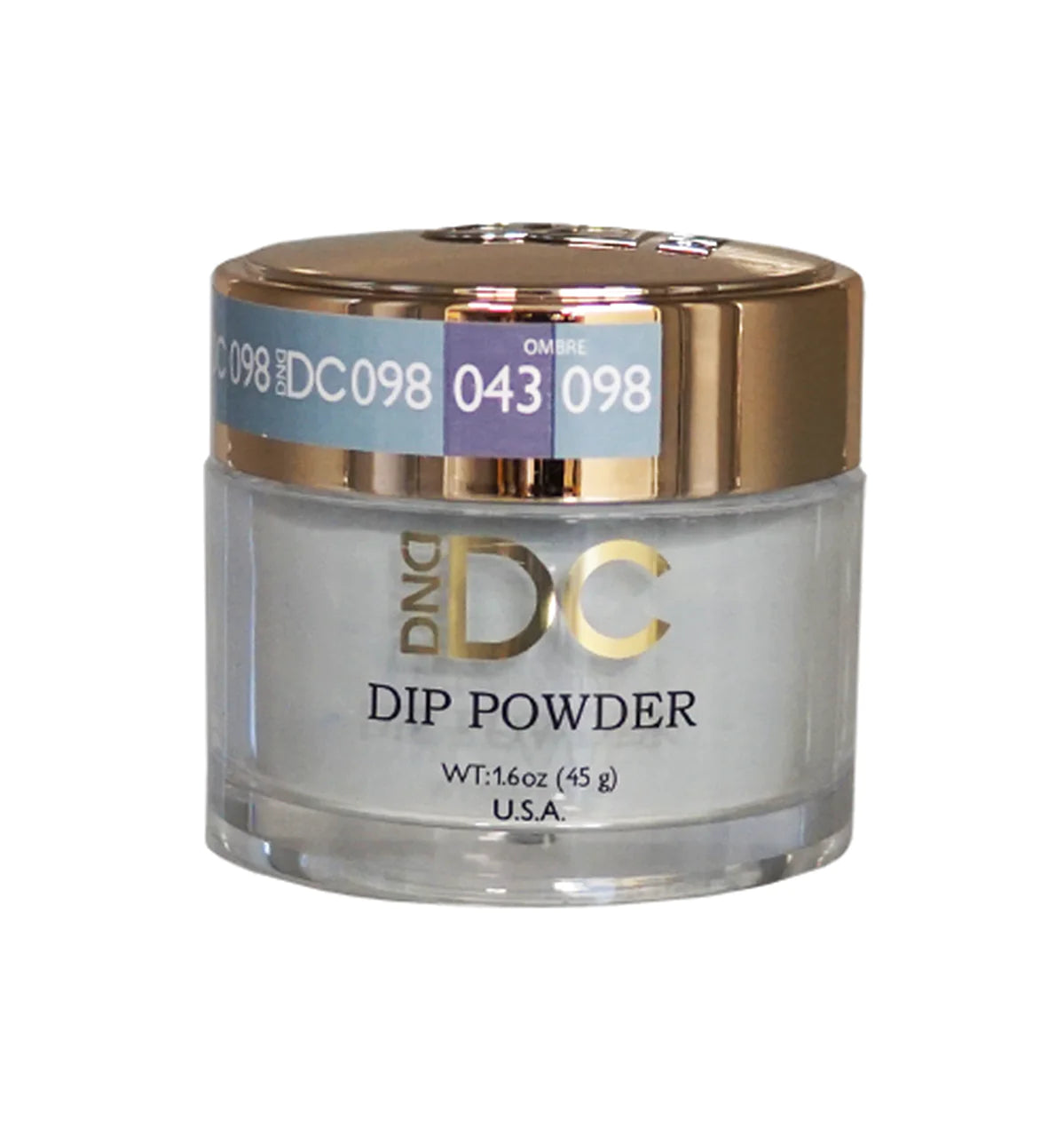 DND DC Acrylic & Dip Powder - DC098 Aqua Gray