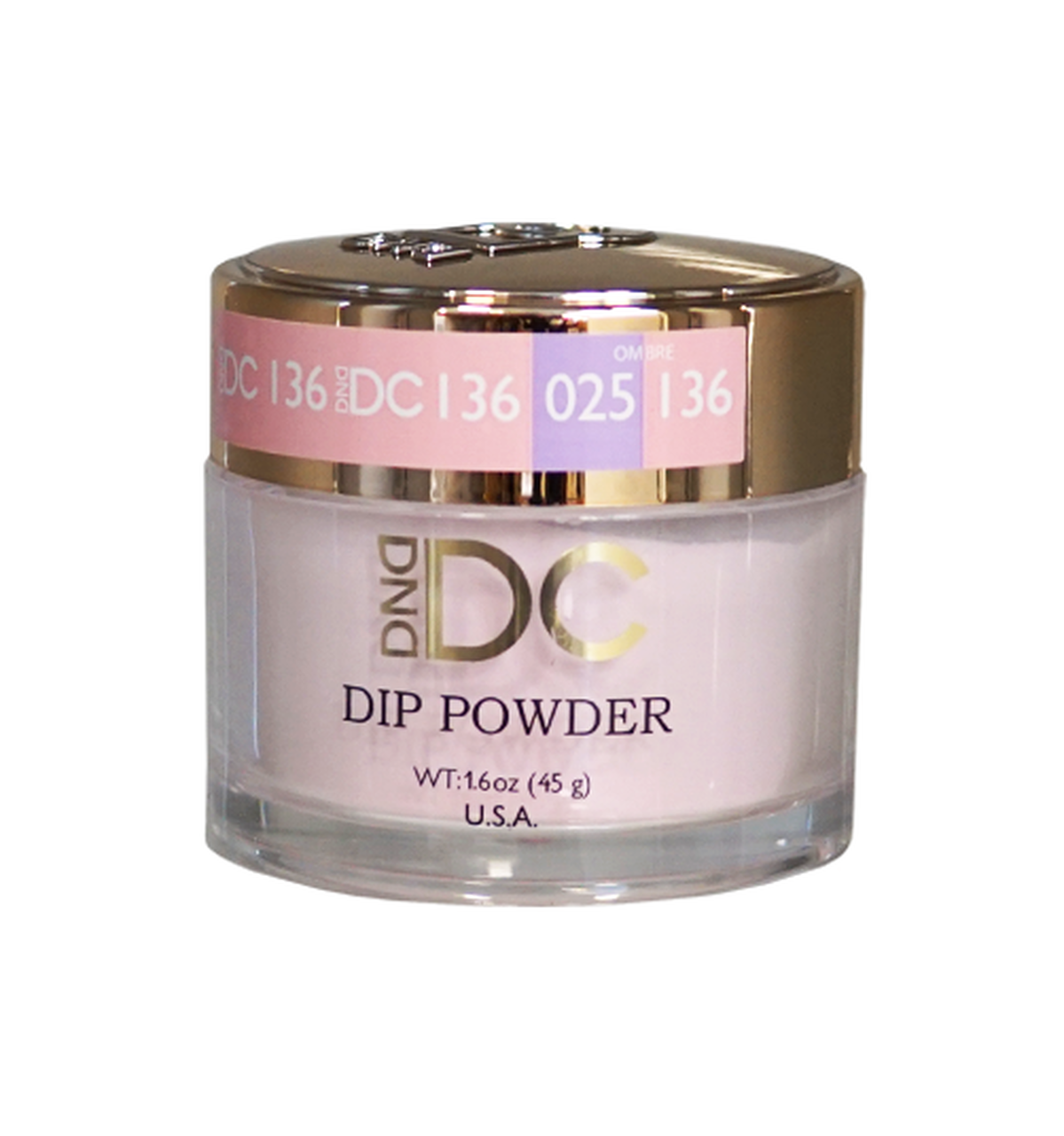 DND DC Acrylic & Dip Powder - DC136 Geranium Pink