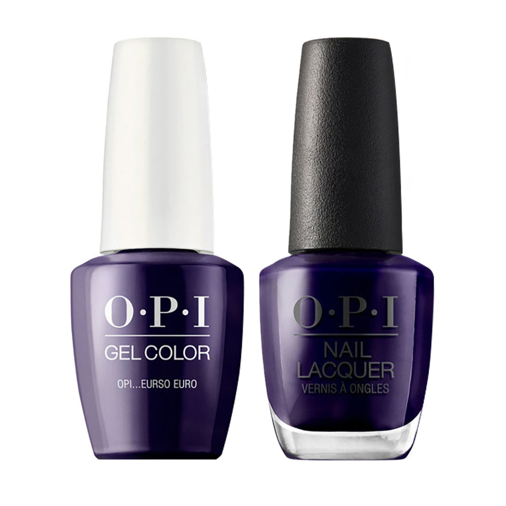 OPI Gel Nail Polish Duo - E72 OPI….Eurso Euro - Purple Colors