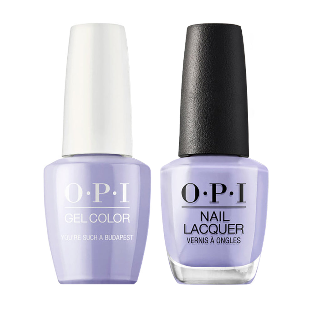 OPI Gel Nail Polish Duo - E74 You're Such a BudaPest - Purple Colors