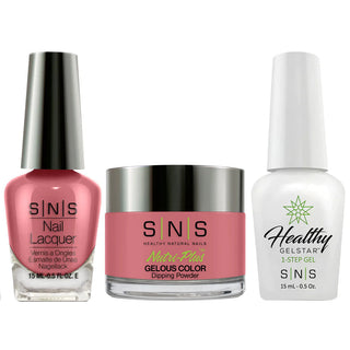SNS 3 in 1 - EE16 Swept Away Gelous - Dip, Gel & Lacquer Matching