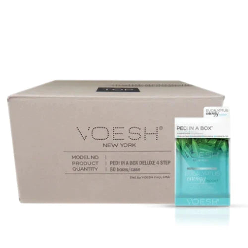 VOESH - CASE OF 50 Pedi a Box (4 Step) - EUCALYPTUS