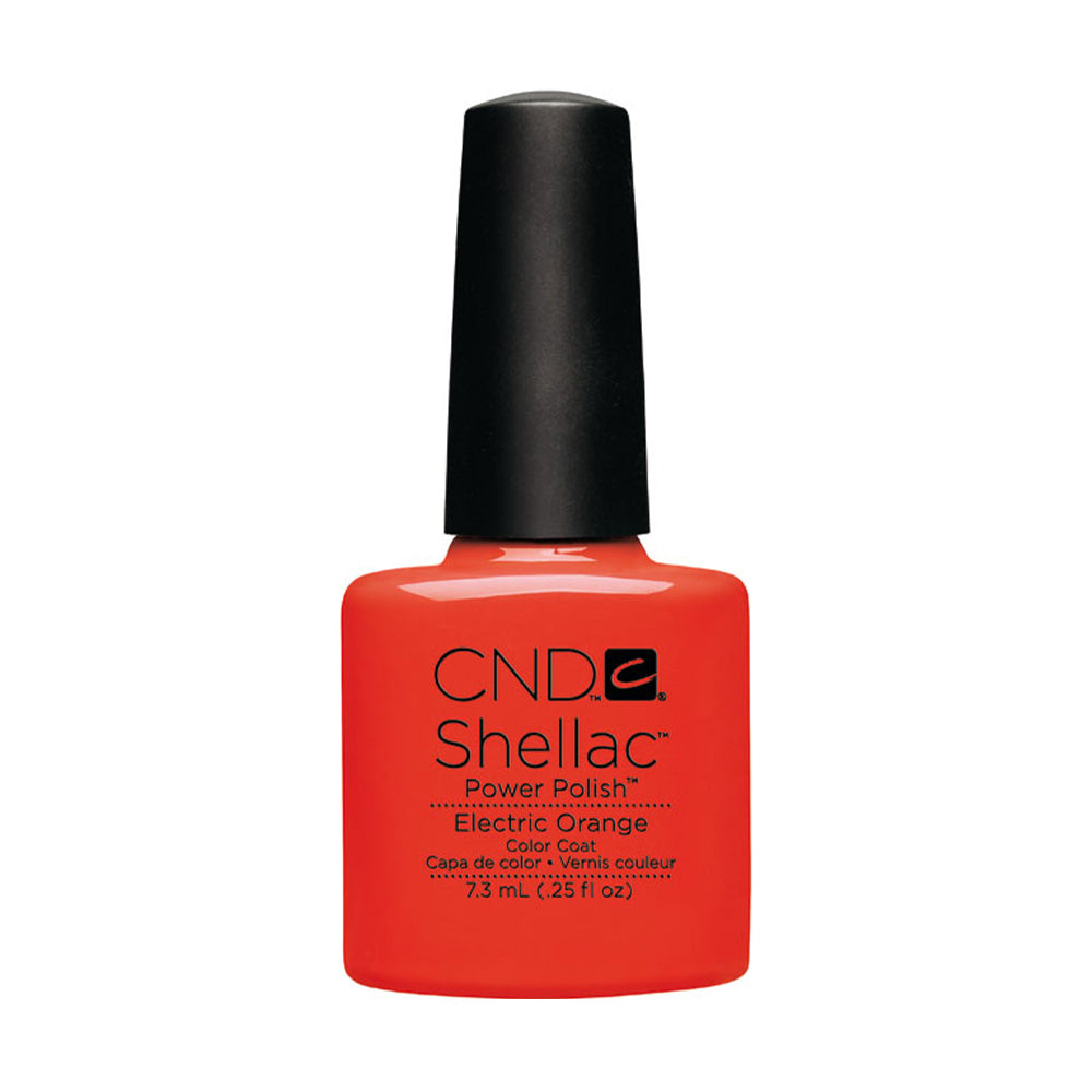 CND Shellac Gel Polish - Orange Colors - 037 Electric Orange