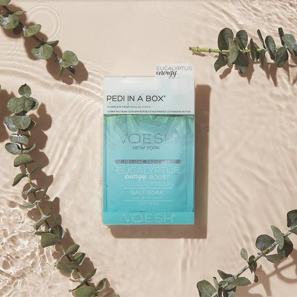 VOESH - CASE OF 50 Pedi a Box (4 Step) - EUCALYPTUS