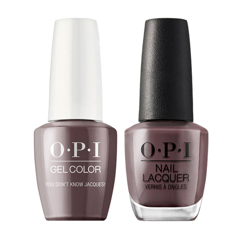 OPI Gel Nail Polish Duo - F15 You Don't Know Jacques! - Brown Colors